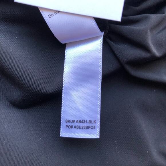 Andie NWT The Symi Sustainable High Leg Cut Low Rise Bikini Bottom Black XL - Picture 11 of 15